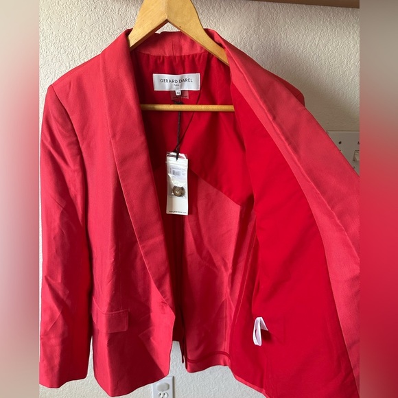 NWT Gerard Darel Agata Coral Blazer Size 42UK/10US - Picture 7 of 8